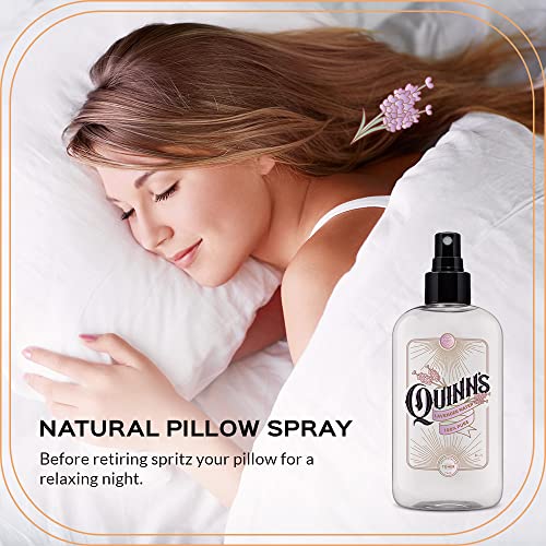 Quinn's Alcohol Free Unscented Witch Hazel with Aloe Vera 16oz & Quinn¡¯s Alcohol Free Lavender Water-Natural Pillow Spray and Facial Body Mist 8oz