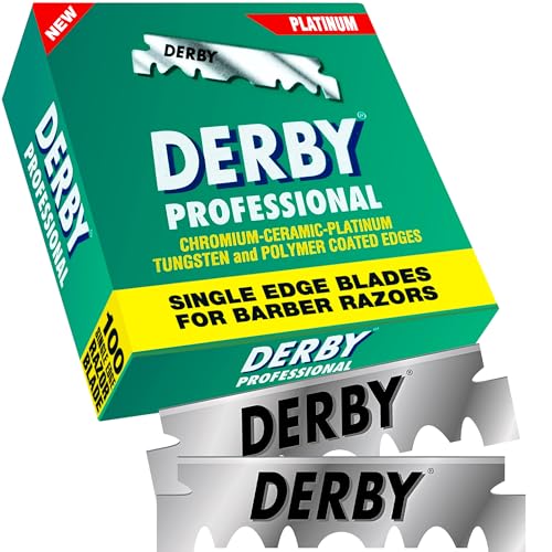 1000 "Derby Professional" Single Edge Razor Blades for straight razor