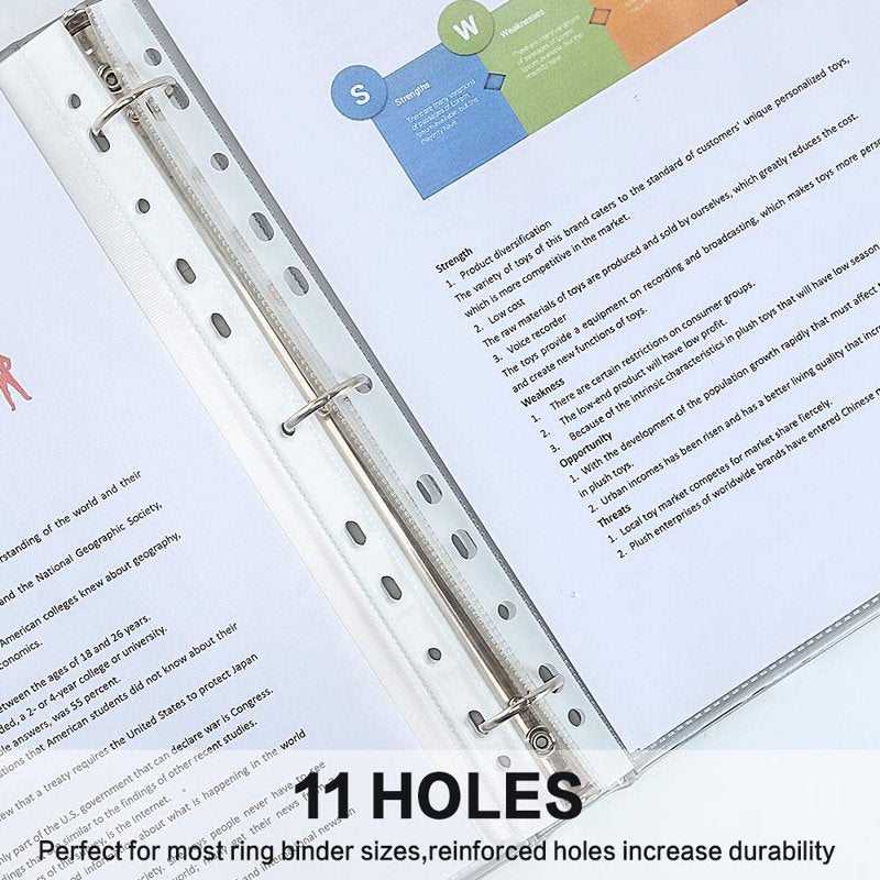 Heavy Duty Clear Plastic Sheet Protectors 360 Pack for 8.5x11 Documents