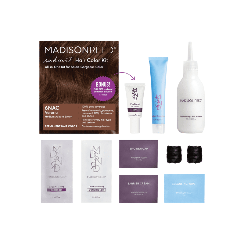 Salon-Quality Permanent Hair Color Kit with Bonus Pro Boost - Multiple Shades
