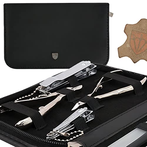 3 Swords Germany ? Manicure Pedicure kit Set with Genuine Leather case - Made in Solingen/Germany