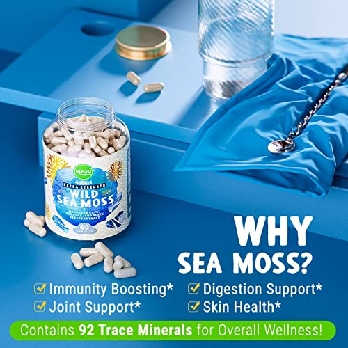 Maju Superfoods Super Sea Moss & Black Seed Oil Bundle