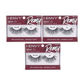 i?ENVY Remy False Eyelashes 3D Collection, Invisible Band, 100% Human Hair Lashes (3 Pack)