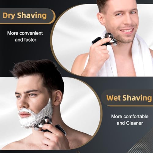 On-the-Go Shaving Kit ? Disposable Razor, Shaving Cream, Washcloth & Aftershave Wipe ? Travel Friendly, Grooming Essentials for Hygiene when on the Go - Black (10)