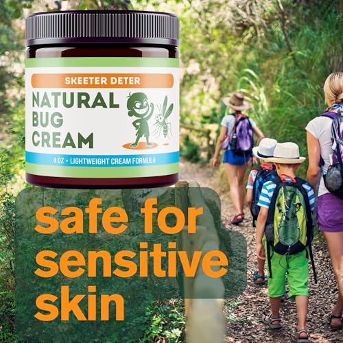 Magnum Solace Natural Bug Cream - No Spray Formula, Made with Plant Essential Oils, Safe for Kids