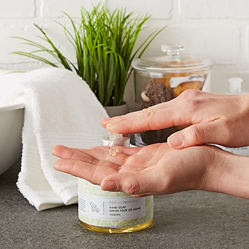 Pre de Provence Collection Liquid Hand Soap, Sooths & Softens while Cleansing, Enriched with Shea Butter, Vitamin E & Glycerin, Soft & Soothing, 11 fl oz, Verbena