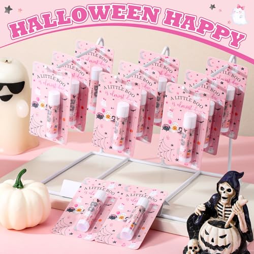 30 Pack Christmas Little Boo Baby Shower Games Prizes Party Gifts Bulk Lip Balms Favors for Winners Adults Guests Gender Reveal Favors Decorations Baby Shower Souvenirs Gift Bags Stuffers