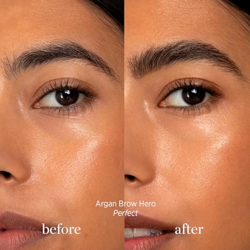 Ere Perez - Natural Argan Brow Hero | Tinted, Versatile, Conditioning | Omegas 3+6, Vitamin E, Castor Oil | Vegan, Cruelty-Free, Clean Beauty (Perfect, 0.12 oz | 3.5 ml)