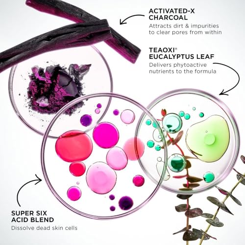 Glamglow SUPERMUD Instant Clearing Treatment Face Mask | Clearing Face Mask For Acne Prone Skin and Oiliness to help Minimize Pores | Activated Charcoal, BHA & AHAs
