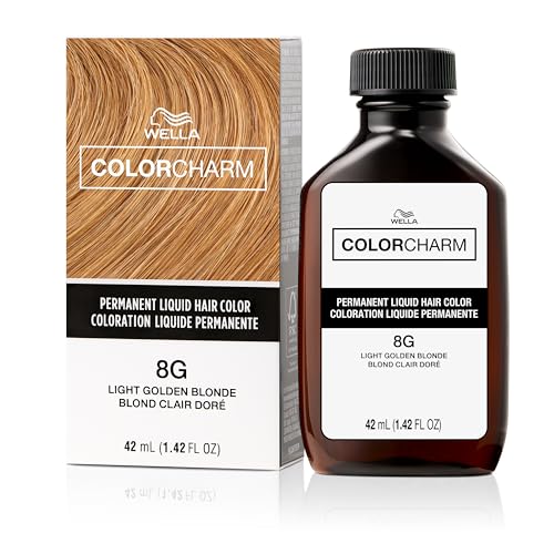 WELLA Color Charm Permanent Liquid Hair Color for Gray Coverage, Blonde