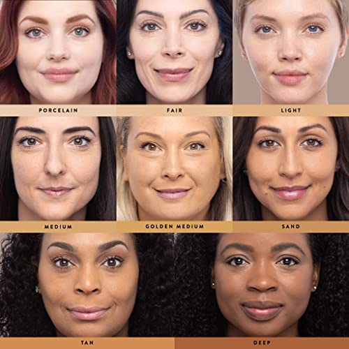 LAURA GELLER Double Take Liquid Foundation | Medium to Full Coverage, Natural Matte Finish, Medium