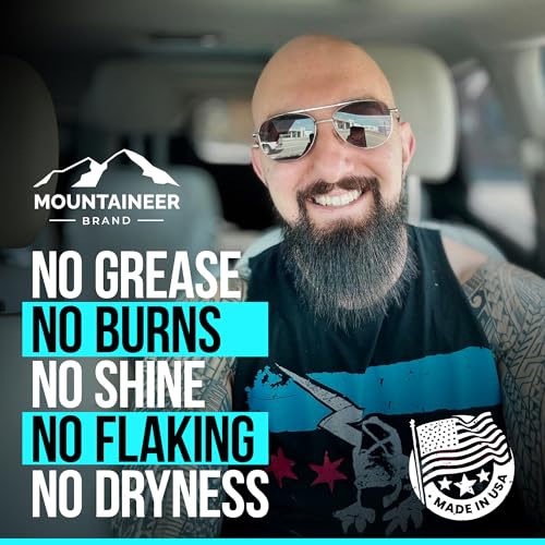 Mountaineer Brand Natural Moisturiser with Fresh & Natural Scent | Bald Head Care for Men | Non-Greasy Scalp and Face Balm | Made in West Virginia | Protect | 2oz