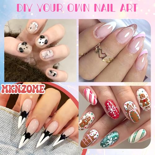 28 Color Nail Art Pens for Painting Nails, 2026 0.7 MM Nail Polish Pens Set Drawing Point Liner Acrylic Painted Pen Kit, Waterproof Quick-drying Nail for DIY Design Manicure Tools