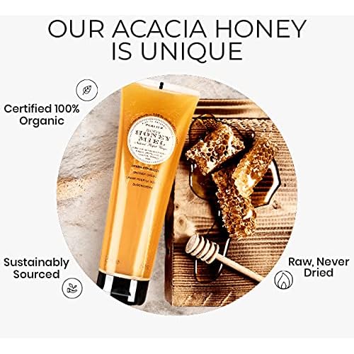 Perlier Sweet Honey Miel Shower & Bath Cream - Nourishing & Soothing Luxury Bath Cream Made With 100% Organic Italian Honey For Deep Moisturization And Hydration (8.4 Fluid Oz.)