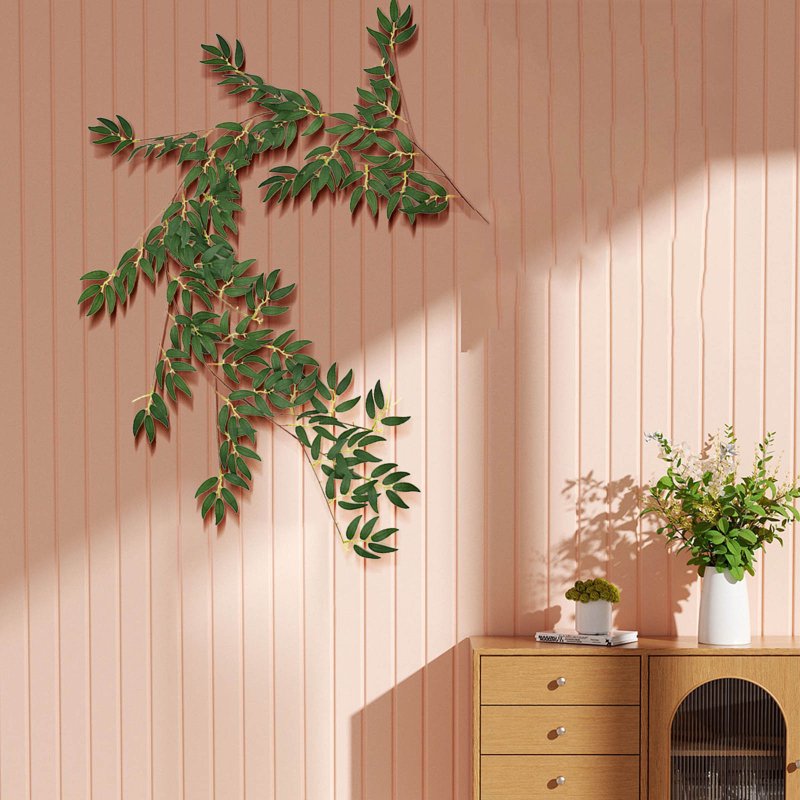 Artificial Eucalyptus Vine Garland 1.7M Indoor Wall Decor Nordic Green Hanging Plant