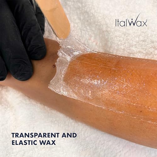 Italwax Snowy Day - 500g / 1.1 lb - Hard wax beads for hair removal - Transparent wax - Synthetic formulation ideal for sensitive skins - Recommended for Bikini Area and Armpits