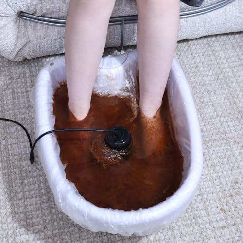 Professional Ionic Foot Bath Basin Tub Perfect for Birthday for All Detox Foot Soak Machines Heavy Duty Tub,Feet Massage Tube for Soak, or Detox