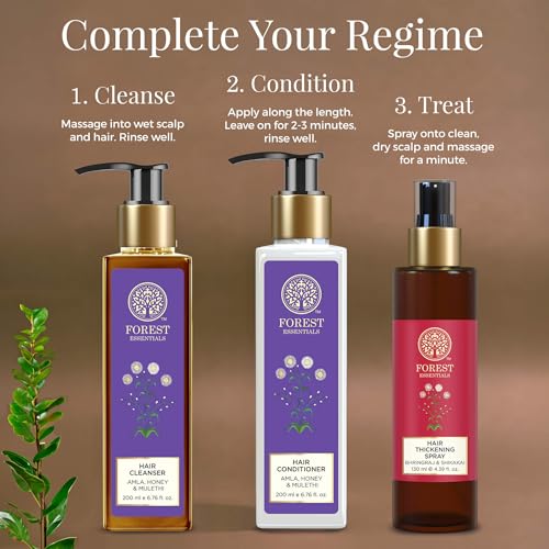 Forest Essentials Hair Cleanser, Amla, Honey and Mulethi, 200ml