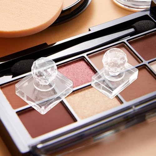 Didiseaon 3Pcs Eyeshadow Pressing Tool Set for Powder Blush Highlighter and Contour Compact Cosmetic Mold for Smooth Makeup Diy
