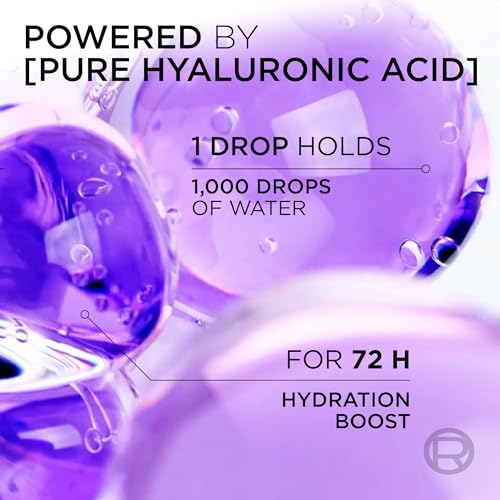 L'Oreal Paris Elvive Hyaluron Plump Hydrating Shampoo for Dehydrated, Dry Hair Infused with Hyaluronic Acid Care Complex, Paraben-Free, 26.5 Fl Oz
