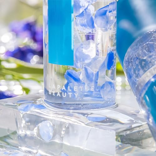 LAPALETTE Hydra Blue Petal Serum Toner | Hydrogel Capsule Petal | Triple Hyaluronic Acid | Antioxidant-Rich Iris Extract | Dry and Dull Skin | Hydration & Moisturization | Korean Skincare 3.38 fl.oz.