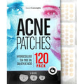 Pimple Patches (120 Pack), Salicylic Acid, Tea Tree Oil and Hydrocolloid Pimple Patches for Face