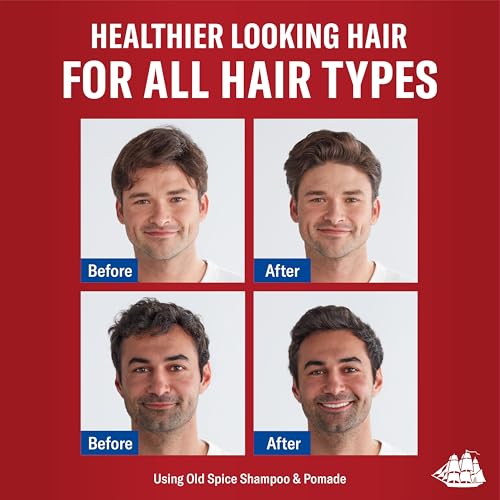 Old Spice Hair Pomade for Men,Medium Hold,Low Shine,Men's Hair Styling,2.22 Oz,(Pack of 2)