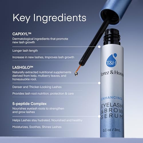 Terez & Honor Advanced Enhancing Eyelash and Eyebrow Serum (Eyelash Serum - 2 Pack)
