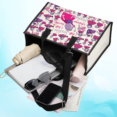LEVLO Madam Mim Cosmetic Bag Sword Stone Movie Fans Gift I Hate Sunshine I Hate Horrible Whole Some Sunshine Makeup Zipper Pouch Bag For Women Girls (Hate Sunshine LT)