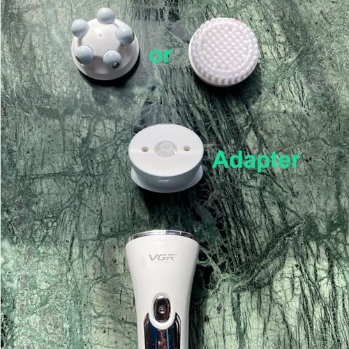 Epilator for Women, 6 in 1 Hair Removal Epilator, Shaver, Face Razor, Facial Brush, Face Massage and Body Exfoliator,IPX7 Waterproof Rechargeable Hair Removal for Women, 2 Speeds