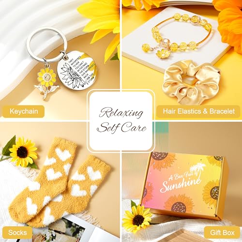 Get Well Care Package for Women, Birthday Gifts for Women, Feel Better Soon Basket, Sympathy and Thinking of You Gifts After Surgery Recovery