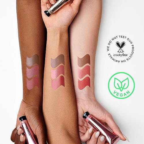 Lamel BB Blush for Cheeks Makeup - Lightweight and Long Lasting Liquid Blush - Blendable Cream Formula for Cheeks, Natural Finish Cream Contour - 402 (Pink Blossom) - 10ml/0,33fl.oz