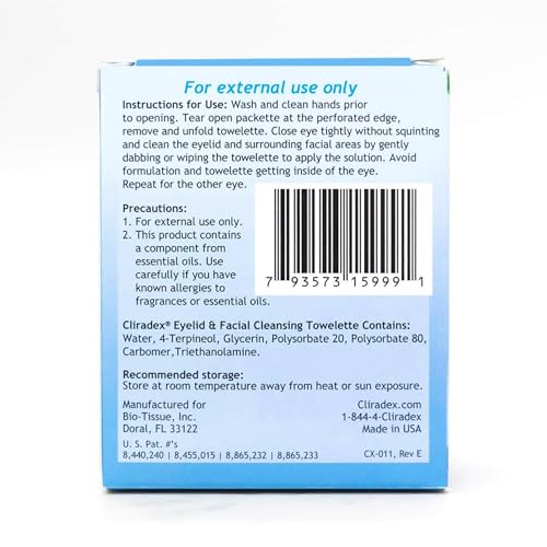 Towelettes & Foam Bundle - Wipes with Tea Tree Oil Extract for Demodex, Blepharitis, Mgd and Red Irritated Eye Lid - Gentle Eyelid Cleanser & Eyelash Conditioner