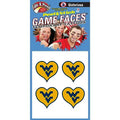 Football Fanatics NCAA West Virginia Mountaineers 4-Pack I Love My U Temporary Tattoos