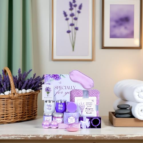 Valentine's Day Gifts for Women,Get Well Soon Gifts After Surgery,Birthday Gift Boxes ,12Pcs Self Care Package,Thinking of You Gift Basket,Relaxing Spa Gift For Her, Mom,Wife, Sister,Best Friend