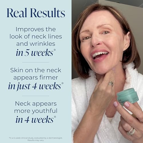 Kind Science Neck Treatment - Neck Cream Visibly Firms, Lifts & Supports Natural Cell Turnover for Anti Aging Firming and Tightening - Paraben, Dye & Fragrance Free, Cruelty Free, 1.7 oz