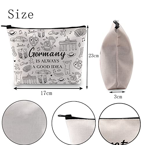 JXGZSO Funny EMT Paramedic Gift Wee Woo Makeup Travel Bag First Responders Gifts Ambulance Pouch Bag Gift for Nurse Doctor