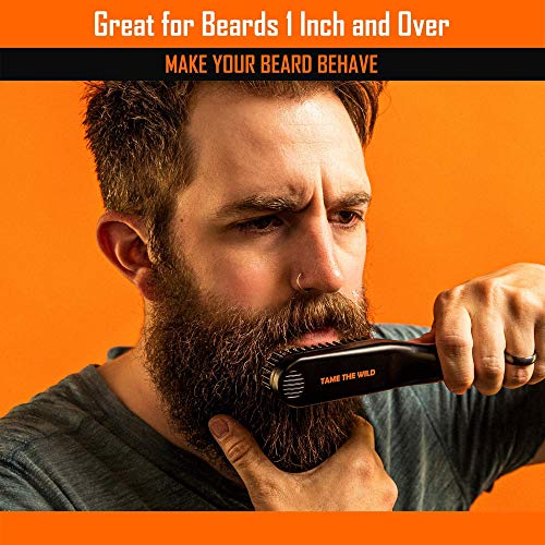 Tame's Easy Glide Beard Straightener and Tame's Beard Armor Heat Protection Spray - Bundle and Save