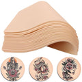 20pcs Blank Tattoo Practice Skin - NAQASE Tattoo Skin Practice Fake Skin 8"x6" Double Sides Real Skin Microblading Eyebrow Skin for Beginners and Experienced Artists