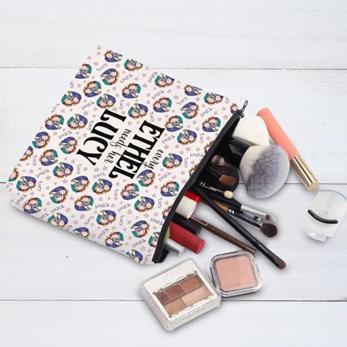 G2TUP Lucy Tv Show Cosmetic Bag Every Ethel Needs Her Lucy Gift for Besties Best Friend Soul Friend Makeup Bag (Every Ethel New)