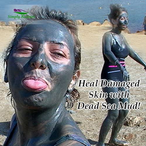Glimmer Goddess Organic Face Mask to Minimize Pores and Blackheads - DEAD SEA MUD MASK, 2 oz