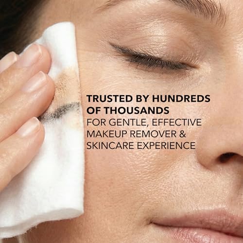 Brookstone Individual Makeup Remover Wipes - Ultra Soft, Makeup Remover Wipe Individually Wrapped, Gently Cleanse & Remove Makeup, 40 Count Makeup Wipes Individually Wrapped