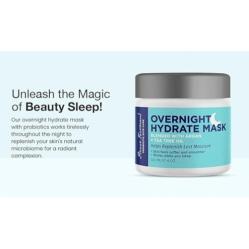 Pierre Freeman's Overnight Hydrate Mask Blended with Argan and Tea Tree Oil (4 oz.)