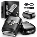 Rechargeable Electric Razor for Men: Mini Foil Shavers for Men with 4 Floating Blades - Dual-Speed & LED Display, 120Min Runtime, IPX7 Waterproof Face Shaver, USB-C