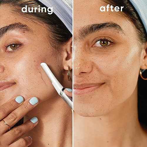 Gillette Venus Facial Razor Refills, Dermaplaning Exfoliating Replacement Blades, 4-Count