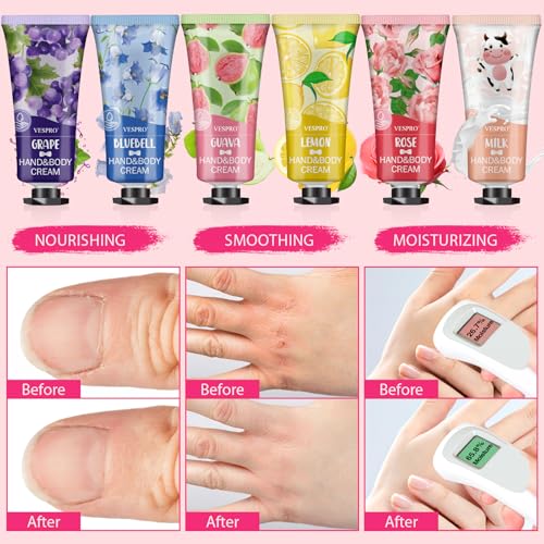 182 Pack Hand Cream Set, Mothers Day Gifts, Hand Lotion for Easter Basket Stuffers, Thank You Gifts, Bridesmaid Gifts, Birthday Gifts and Small Gifts, Hand Lotion Travel Size for Dry Cracked Hands