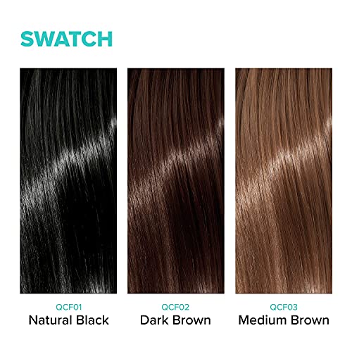 Kiss Quick Cover Root Touch Up Thickening Fiber Spray 3.38oz (Natural Black)