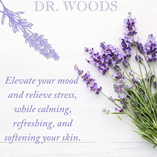 Dr. Woods Lavender Liquid Castile Soap - Castile Soap with Pure Lavender Oil, Body Wash for Men and Women, Natural Cleanser for Face, Hands, and Body - 32 Fl Oz, Pack of 3