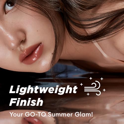 ITY Water Kiss Lip Gloss for Women, Deep Hydration Lip Plumper for Makeup, Lustrous Shine Lip Sheer for Natural Look, 6 Colors, Glossy Pigment, 3g in Rainy Rose
