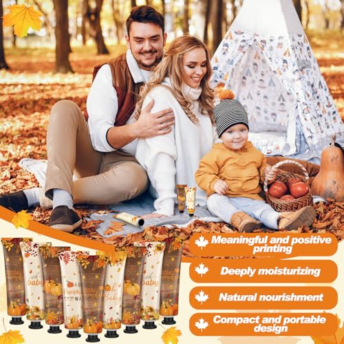 40 Pcs Thanksgiving Baby Shower Hand Cream Bulk Hand Cream Gifts a Little Pumpkin Baby Shower Party Favors for Guests Travel Size Lotion Autumn Thanksgiving Wedding Birthday Party Supplies